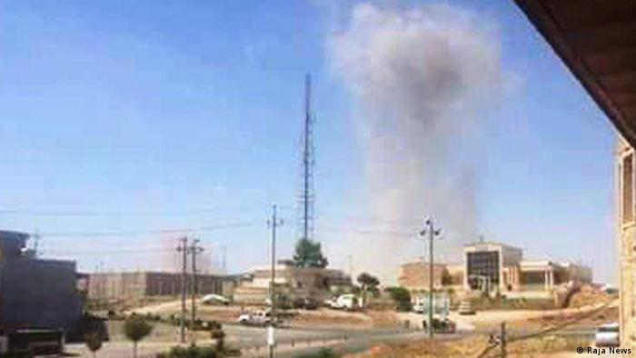 Irak Kurdistan Sanjagh Raketenangriff auf Demokratische Partei des Iran (Raja News)