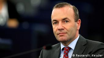 Frankreich, Straßburg: Manfred Weber im EU-Parlament (Reuters/V. Kessler)