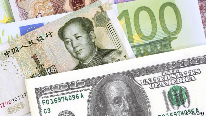 Доллар, юань и евро