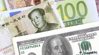 Währungen USA China & Euro (Imago/PPE)