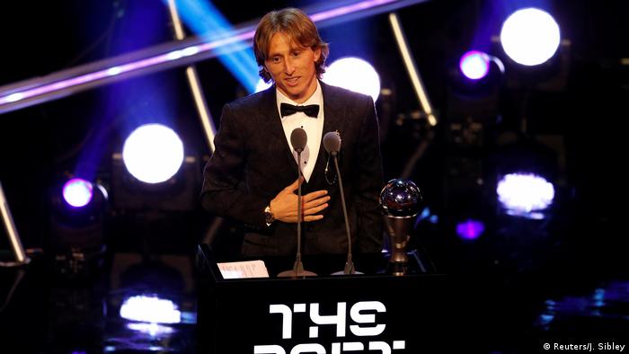 Resultado de imagem para tÃ­tulo de melhor jogador pelo croata Luka Modric