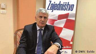 Bosnien und Herzegowina | Dragan Covic, Vertreter der Kroaten in B&H (DW/V. Soldo)
