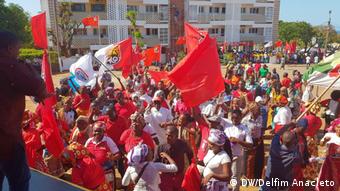 Mosambik Wahlkampf für Kommunalwahlen am 10. Oktober 2018 (DW/Delfim Anacleto)