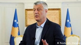 Kosovo Präsident Hashim Thaci | ARCHIV (Reuters/L. Hasani)