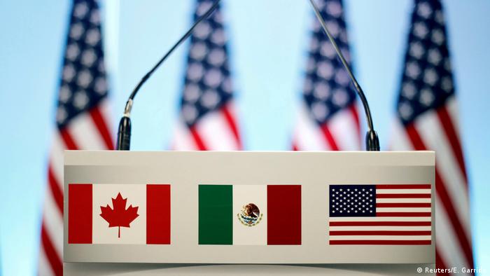 Symbolbild Nafta Freihandelsabkommen USA Kanada Mexiko (Reuters/E. Garrido)
