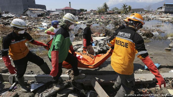 Indonesien Sulawesi nach dem Erdbeben