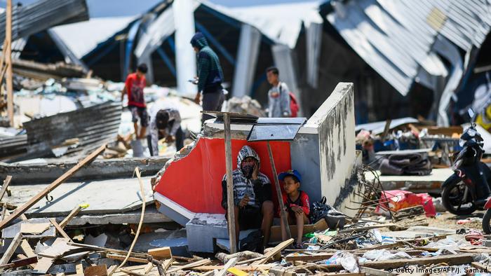 Indonesien Sulawesi nach dem Erdbeben