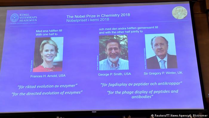 Schweden Stockholm Gewinner des Chemie Nobelpreises (Reuters/TT News Agency/J. Ekstromer)