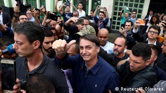 Brasilien, Präsidentschaftswahl, Kandidat Jair Bolsonaro (Reuters/P.Olivares)