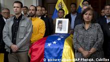 Venezuela Caracas Beerdigung von Oppositionsaktivist Fernando Alban