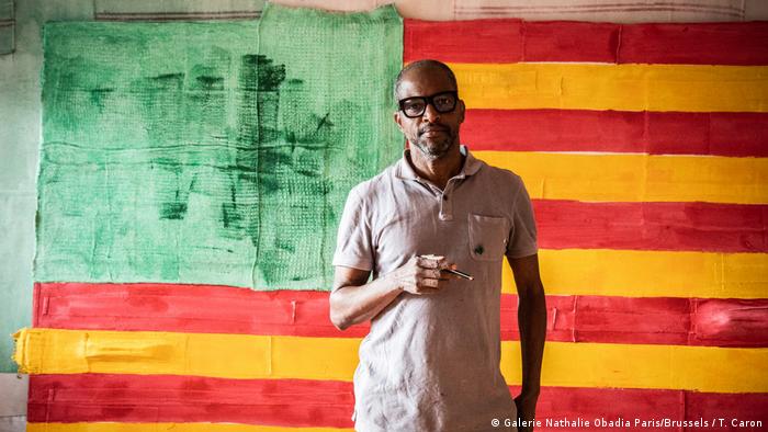 L'artiste sud-africain Nu Barreto et son drapeau revisité