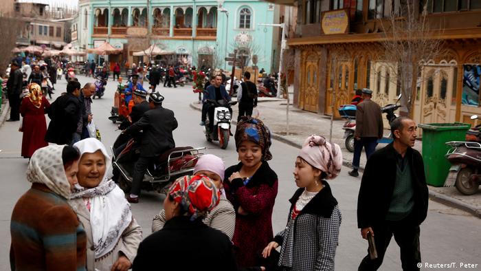 People of the Uighur community in Xinjiang