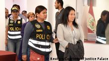 Peru Lima Keiko Fujimori vorläufig festgenommen