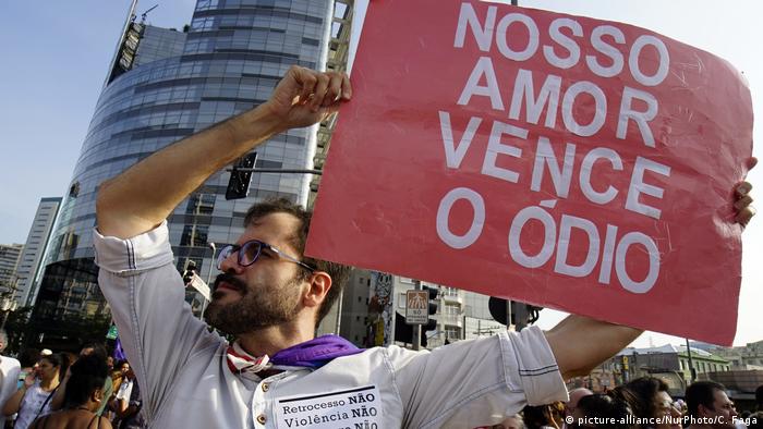 Symbolbild zum politischen Hass in Brasilien