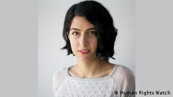 تارا سپهری‌فر، پژوهش‌گر بخش خاورمیانه و شمال آفریقا در دیده‌بان حقوق بشر 