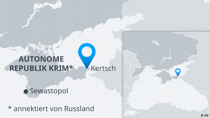 Karte Krim Kertsch Anschlag DE (DW)
