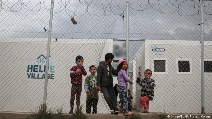 Griechenland Flüchtlingslager Vial Hotspot auf Chios (Imago/ZUMA Press/J. Owens)