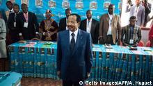 Kamerun Präsidentschaftswahlen Präsident Paul Biya