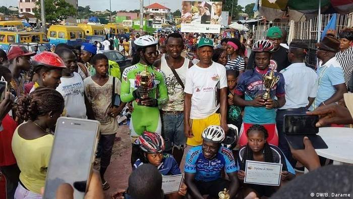 Guinea-Bissau Radsportler Quedutar Iala (DW/B. Darame)