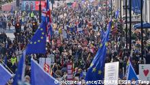 UK Briten protestieren in London für zweites Brexit-Referendum