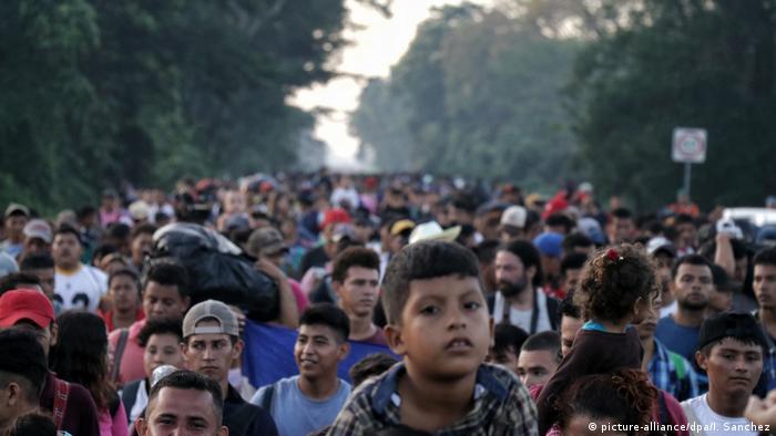 Image result for the central american immigrant caravan