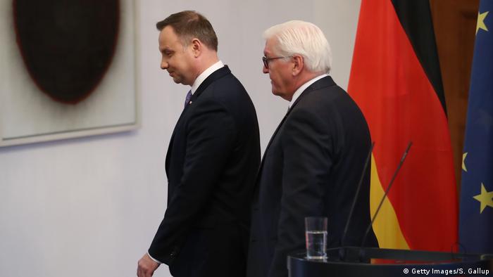 Berlin - Polnischer Präsident Andrzej Duda und Frank-Walter Steinmeier (Getty Images/S. Gallup)