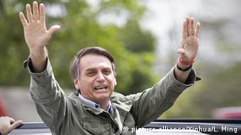 Brasilien Präsidentschaftswahlen Jair Bolsonaro (picture-alliance/Xinhua/L. Ming)