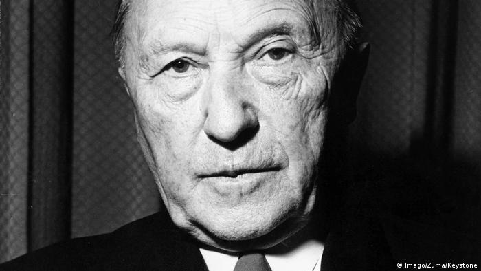 El excanciller Konrad Adenauer.