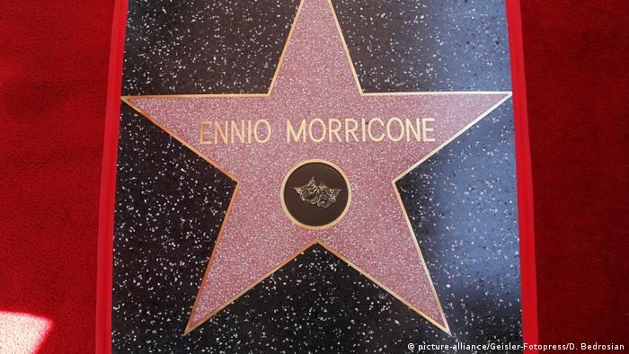 Estrella de Ennio Morricone en Hollywood.