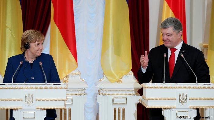 Брифінг Анґели Меркель і Петра Порошенка у Києві 1 листопада