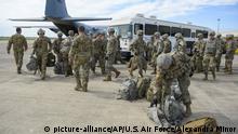 US-Soldaten auf Weg an Grenze zu Mexiko