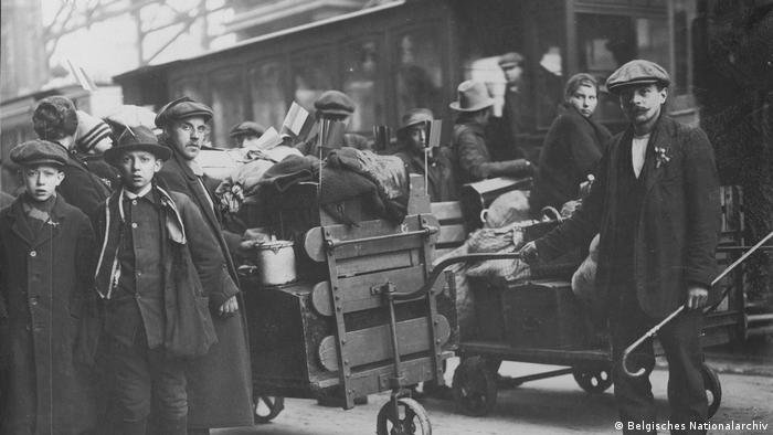 População de Bruxelas após o fim da Primeira Guerra