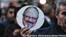 Türkei Istanbul | Protest gegen Mord an Jamal Khashoggi vor Konsulat Saudi-Arabiens