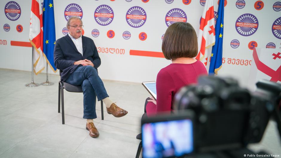Nemtsova Interview mit dem Präsidentschaftskandidat Grigol Waschadse