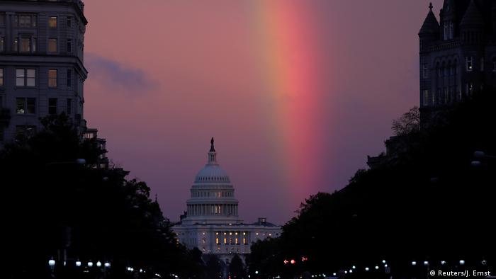 BdTD USA Regenbogen über dem Kapitol in Washington (Reuters/J. Ernst )