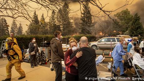 USA Waldbrände in Kalifornien (picture-alliance/AP Photo/N. Berger)