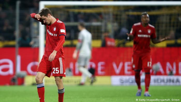 Fußball Thomas Müller Borussia Dortmund v FC Bayern Muenchen - Bundesliga (Getty Images/Bongarts/A. Grimm)