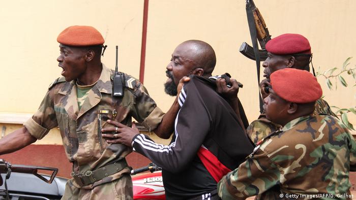 Zentralafrikanische Republik Alfred Yekatom aka Rambo (Getty Images/AFP/G. Grilhot)