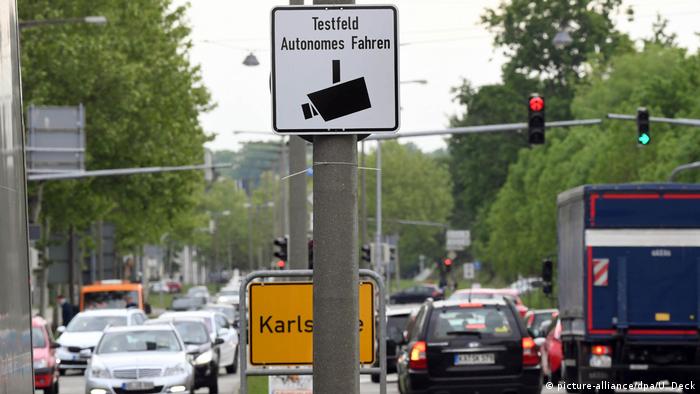 Calle para vehículos autonómos.