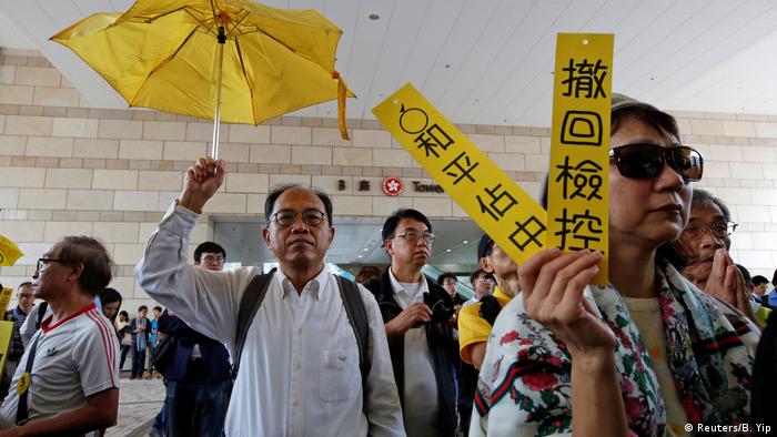Hongkong Mitbegründer der demokratischen Kampagne Occupy Central vor Gericht (Reuters/B. Yip)