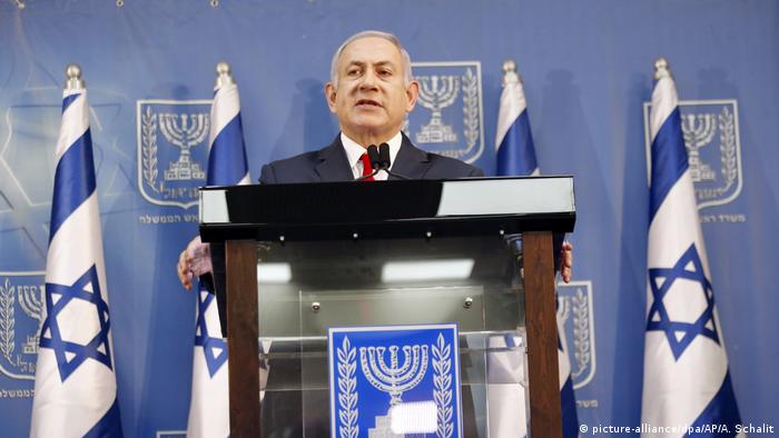 Regierungskrise in Israel - Netanjahu (picture-alliance/dpa/AP/A. Schalit)