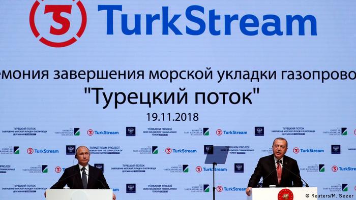 Putin und Erdogan Eröffnung TurkStream (Reuters/M. Sezer)