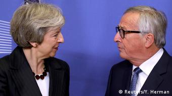 Belgien Brüssel l Theresa May und Jean-Claude Juncker verhandeln den Brexit (Reuters/Y. Herman)