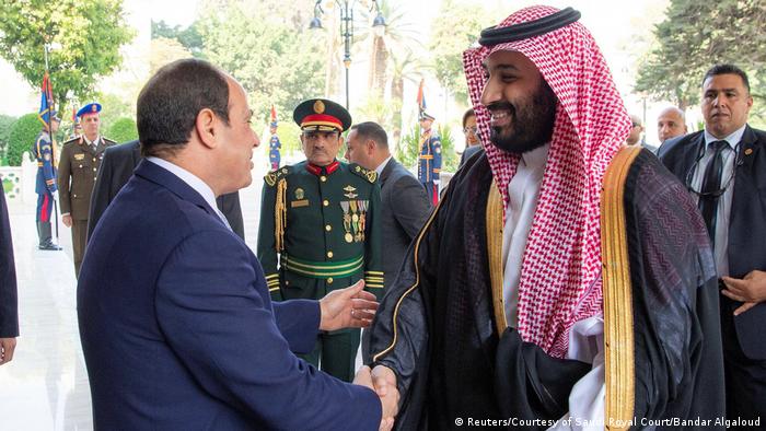 Ägypten Mohammed bin Salman, Kronprinz Saudi-Arabien & Abdel Fatah al-Sisi, Präsident (Reuters/Courtesy of Saudi Royal Court/Bandar Algaloud)