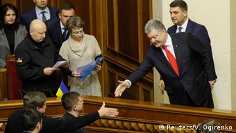 O πρόεδρος της Ουκρανίας Πέτρο Ποροσένσκο