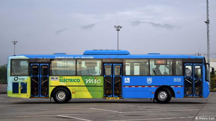 Nueva flota de buses eléctricos de Cali, Colombia.