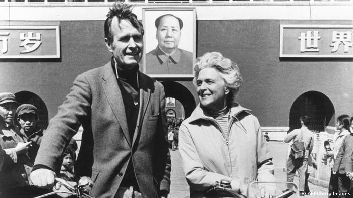 Ex-US-Präsident George H. W. Bush in China 1974 (AFP/Getty Images)