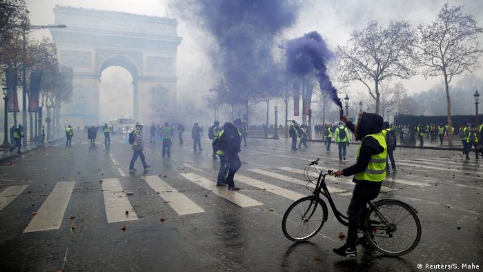Proteste Gelbwesten in Paris