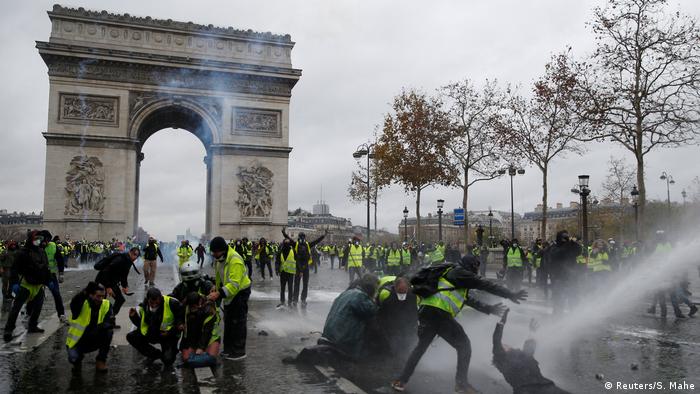 Frankreich Protest Vandalismus Arc de Triomphe (Reuters/S. Mahe)