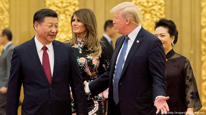 China Präsident Xi Jinping und US-Präsident Donald Trump (Getty Images/AFP/J. Watson)
